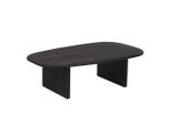 Livetastic Couchtisch, Schwarz, Holz, Akazie, vollmassiv, eckig, 33x70x110 cm, Wohnzimmer, Wohnzimmertische, Couchtische