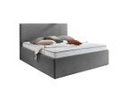 Boxxx Polsterbett , Grau , Textil , 140x200 cm , Schlafzimmer, Betten, Polsterbetten