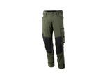 Mascot Hose mit Knietaschen, Stretchstoff Hose Größe 90C50, moosgrün (17179-311-33-90C50)
