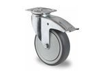 CASCOO Lenkrolle mit Totalfeststeller ø 125 mm Serie P2T2 Kugellager (TAPE5C0125P2T2B42)