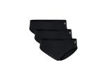 Slip ADIDAS ORIGINALS "Slip Bikinislips Active Light Flex 3P 3er Pack", Damen, Gr. XL, schwarz, Obermaterial: 76% Polyamid PA. 24% Elasthan EL., Unterhosen Slip