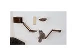 Silvio Design Katzen-Kletterwand 8-teilig grau
