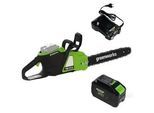 Greenworks GD48CS36K4 - Akku-Kettensäge - Schwert 36 cm - 48V 4Ah