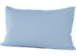 Kissenbezug PRIMERA "Primera Mako-Feinjersey Kissenbezug im Doppelpack", blau (blau sky), B:40cm L:60cm, Feinjersey, Obermaterial: 100% Baumwolle, Kissenbezüge, Kissenbezug, In vielen Uni-Tönen