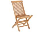 Ambia Garden Gartenklappstuhl, Teak, Holz, Teakholz, massiv, X-Form, 43x84x47 cm, klappbar, Gartenmöbel, Gartenstühle, Gartenklappstühle