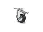 CASCOO Lenkrolle mit Totalfeststeller ø 80 mm Serie SWS4 Rollenlager (TBP25W0080SWS4R0N)