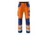 Kübler PSA Reflectiq Hose 2207 warnorange/kbl.blau 24 ; Kübler Workwear (2207 8340-3746-24)