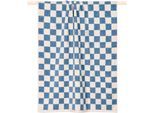 Badetuch PAD "CHESS, 70x140 cm", blau, B:70cm L:140cm, Frottee, Frottee, Handtücher, Badetuch, Made in Europe, 100% Baumwolle, modernes Karo Design