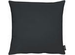 Dekokissen APELT "4362 Rips Uni" Gr. 1, schwarz (schwarz, unifarben), B:39cm L:39cm, Mischgewebe, Dekokissen_Sitzkissen_Kissenhüllen, Wasser- und Schmutzabweisend