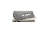 Wohndecke JOOP "Wohndecken 1er Pack" Gr. 150, grau (dunkelgrau), B:150cm, Obermaterial: 58% Baumwolle CO. 35% Polyacryl PAN. 7% Polyester PES., Wohndecken, Wohndecke