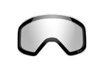Snowboardbrille YEAZ "Magnetisches Wechselglas PHOTOCHROME APEX", weiß (transparent), Sportbrillen