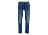 5-Pocket-Jeans BLEND "5-Pocket-Hose BHBlizzard", Herren, Gr. 32/34, Länge 34, blau (denim dunkelblau25), Obermaterial: 98% Baumwolle CO. 2% Elasthan EL., Hosen 5-Pocket-Jeans
