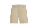 Chinoshorts OXMO "Chinoshorts OXKvita", Damen, Gr. 34, N-Gr, beige (dune), Obermaterial: 99% Baumwolle CO. 1% Elasthan EL., Hosen Chinoshorts