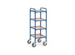 fetra Beistellwagen 32920 - mit Böden - Tragkraft 250kg TPE-Reifen)