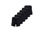 Boxershorts UNDER ARMOUR "Boxershort UA PERFORMANCE TECH - SOLID 6 IN 6PK 6er Pack", Herren, Gr. M, schwarz, Obermaterial: 90% Polyester Pol. recyc.. 10% Elasthan EL., Unterhosen