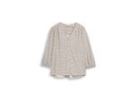 TOM TAILOR Damen Bluse aus Viskose, beige, Gemustert, Gr. 38