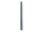Schake Sperrpfosten aus Edelstahl Typ 4272UZH, umlegbar-, Ø 76mm + Profilzylinder zum Einbetonieren, geschliffen)