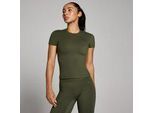MP Damen Tempo Body Fit Kurzarm-T-Shirt - Waldgrün - S