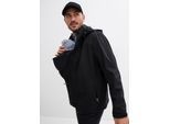 bonprix 2-in-1 Tragejacke für Herren mit Trageeinsatz, schwarz, Gr.64, 2-in-1 Softshelljacke für Männer mit Trageeinsatz