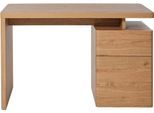 Schreibtisch JAHNKE "CU-LIBRE 120", montana eiche, montana eiche, montana eiche, B:120cm H:76cm T:55cm, Tische, Schreibtisch, platzsparender Arbeitsplatz, 1 Schublade & 1 Tür, Breite: 120 cm