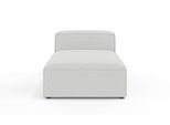 Chaiselongue OTTO HOME "XL HAILY extra tief Loungemöbel zum Relaxen, Maße B/T/H: 100/160/72 cm", beige (creme), B:100cm H:72cm T:160cm, 100% Polyester, Sofas, Chaiselongue, als Modul oder separat verwendbar, für individuelle Zusammenstellung