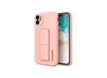 Wozinsky Kickstand Case Silicone Case with Stand Samsung Galaxy A32 5G Case Pink
