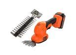 Black & Decker B&DBCSS18D1W - Akku-Grasschere - Heckenschere - 18V/2ah