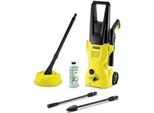 Kaltwasser-Hochdruckreiniger Kärcher K2 + Home Kit T150 - Fördermenge 6 lt/min
