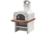 Pizzaofen Palazzetti Easy Large mit Unterbau - Holzbackofen - Innenraum 77x96 cm