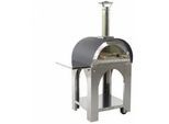 Edelstahl Holzofen für draußen - Backfähigkeit: 2 Pizzen