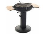 Royal Food BBQ6 - Kohlegrill mit drehbarem Doppelgrillrost aus Edelstahl - Kohlenbecken Ø 60 cm
