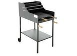 Cruccolini Fuocone - Holzgrill mit Grillrost - 50 x 50 cm - aus schwerem Stahl