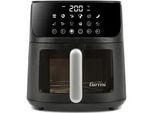 Girmi FG78 EcoFrit Black - Heißluftfritteuse 6 l