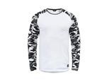 Rundhalsshirt SOLID "Rundhalsshirt SDCajus", Herren, Gr. M, weiß (whi gre m), Obermaterial: 100% Baumwolle CO., Shirts Rundhalsshirt