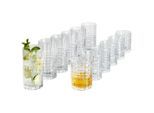 Nachtmann Gläserset Highland Square, Klar, Glas, 12-teilig, 28.2x23.9x34.4 cm, Made in Germany, Essen & Trinken, Gläser, Gläser-Sets