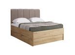 Boxxx Stauraumbett, Eiche Artisan, Holzwerkstoff, 2 Schublade(n) Schubladen, 120x200 cm, Schlafzimmer, Betten, Einzelbetten