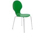 CLP Stapelstuhl Diego I Komfortabler Esszimmerstuhl I Metallgestell, Holzsitz I Ergonomisches Design I Platzsparend In Esszimmer Und Küche