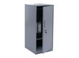 Spind MCW-P63, Schließfach Wertfachschrank Schließfachschrank Tür Kleiderstange, 90x38x45cm Stahl ~ grau