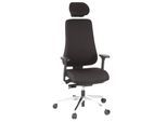 hjh OFFICE Profi Bürostuhl PRO-TEC 400 Stoff mit Armlehnen (höhenverstellbar)