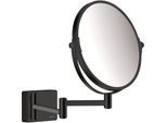 hansgrohe AddStoris Rasierspiegel 41791670 1- und 3- fach Vergrößerung, Wandmontage, schwarz matt