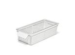 Aufbewahrungsbox OXO GOOD GRIPS "OXO Obst und Gemüseaufbewahrung - Langebehälter", transparent, B:37cm H:9,3cm T:15cm, Kunststoff, Aufbewahrungsboxen, Aufbewahrungsbox