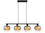 GLOBO LIGHTING Hängeleuchte "CORRY", schwarz, 1 Stk., Leuchten, Hängelampe/Pendelleuchte/Esszimmer/Wohnzimmer/Esstisch, Hängeleuchte