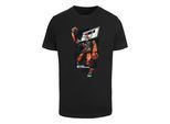 T-Shirt MISTERTEE "MisterTee Herren Bball Robot Tee", Herren, Gr. XXL, schwarz, 100% Baumwolle, bedruckt, normal, Rundhals, Shirts T-Shirt