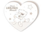 Dekokissen BABY BEST "Kleiner Lieblingsmensch", bunt (bunt, bedruckt), B:29cm H:5cm L:33cm, Polyester, Dekokissen_Sitzkissen_Kissenhüllen, hochfarbig bedruckt