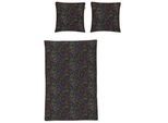 Bettwäsche IRISETTE "Glamour 8883", bunt (multi), B/L: 155cm x 220cm, 1 Stk., 1 Stk., Mako-Satin, B/L: 80cm x 80cm, 2 Stk., Mako-Satin, Obermaterial: 100% Baumwolle, Bettwäsche, Bettwäsche, edel und hochwertig