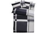 Bettwäsche OTTO HOME "NINA, in verschiedenen Qualitäten", grau, B/L: 135cm x 200cm, 1 Stk., 1 Stk., Microfaser, B/L: 80cm x 40cm, 2, Microfaser, Obermaterial: 100% Polyester, Bettwäsche, Bettwäsche, in den Größen: 135x200 oder 155x220 cm