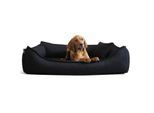 Tierlando DONALD ORTHO Hundebett Anti Haar M L XL XXL 80 100 120 150cm schwarz 1 m, 25 cm, 75 cm