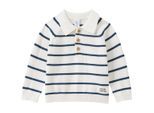 Baby Strickpullover mit Polo-Kragen