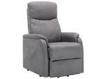 Relaxsessel Johnsy in Grau mit Aufstehhilfe
