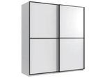 Schwebetürenschrank Ulm Weiß